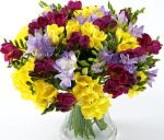 Фреезии - дешевые цветы к 8 марта